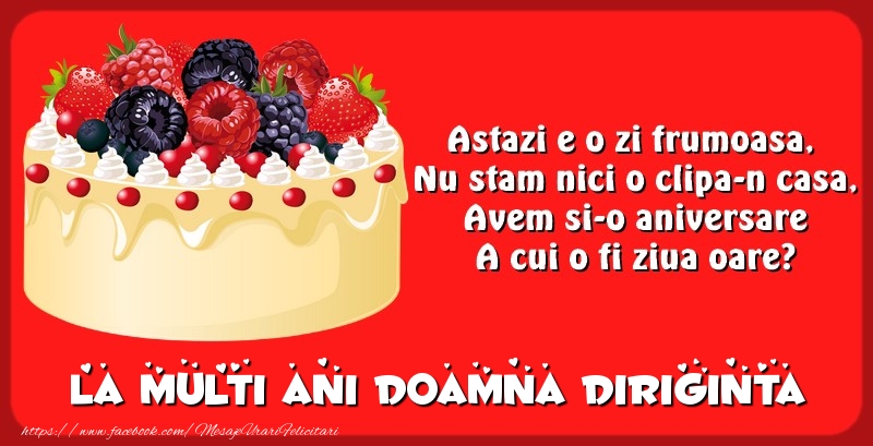 Felicitari de zi de nastere pentru Diriginta - La multi ani doamna diriginta
