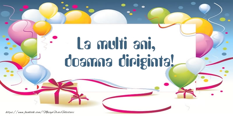 Felicitari de zi de nastere pentru Diriginta - La multi ani, doamna diriginta!