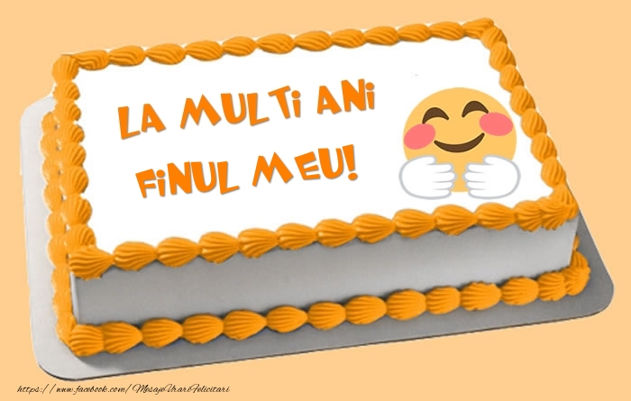 Felicitari de zi de nastere pentru Fin - Tort La multi ani finul meu!