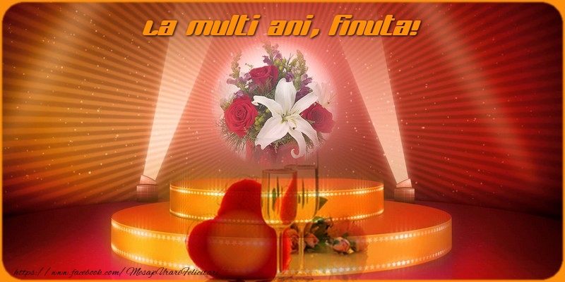 Felicitari de zi de nastere pentru Fina - La multi ani finuta
