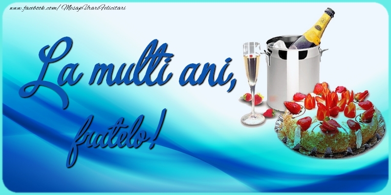 Felicitari de zi de nastere pentru Frate - La multi ani, fratelo!