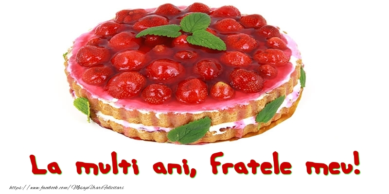 Felicitari de zi de nastere pentru Frate - La multi ani, fratele meu!