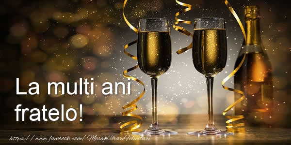 Felicitari de zi de nastere pentru Frate - La multi ani fratelo!