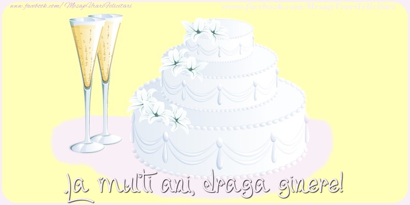 Felicitari de zi de nastere pentru Ginere - La multi ani, draga ginere!