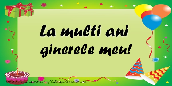Felicitari de zi de nastere pentru Ginere - La multi ani ginerele meu!
