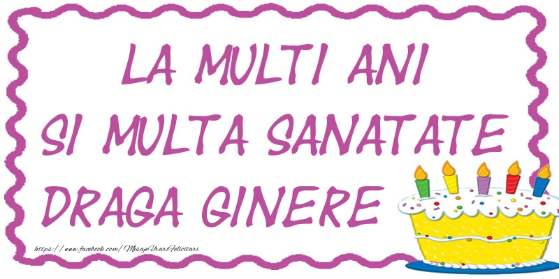 Felicitari de zi de nastere pentru Ginere - La multi ani si multa sanatate draga ginere