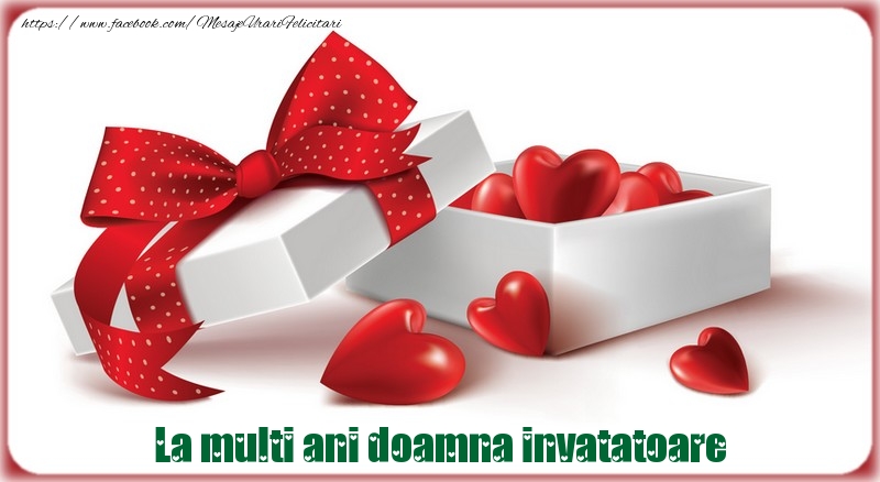 Felicitari de zi de nastere pentru Invatatoare - La multi ani doamna invatatoare
