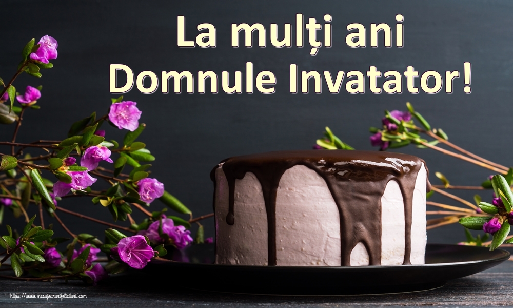 Felicitari de zi de nastere pentru Invatator - La mulți ani domnule invatator!