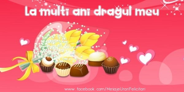 Felicitari de zi de nastere pentru Iubit - La multi ani dragul meu