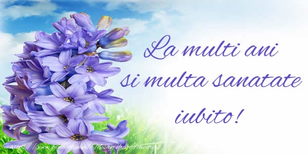 Felicitari de zi de nastere pentru Iubita - La multi ani si multa sanatate iubito!