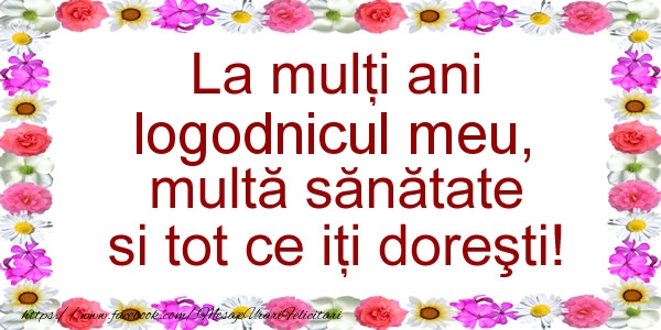 Felicitari de zi de nastere pentru Logodnic - La multi ani logodnicul meu, multa sanatate si tot ce iti doresti!