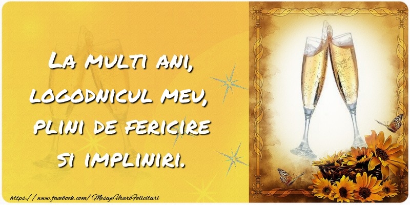 Felicitari de zi de nastere pentru Logodnic - La multi ani, logodnicul meu, plini de fericire si impliniri.