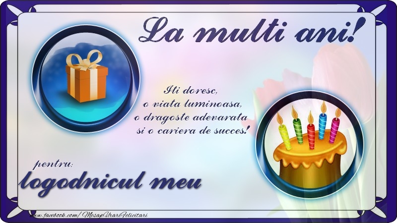 Felicitari de zi de nastere pentru Logodnic - La multi ani, pentru logodnicul meu! Iti doresc,  o viata luminoasa, o dragoste adevarata  si o cariera de succes!