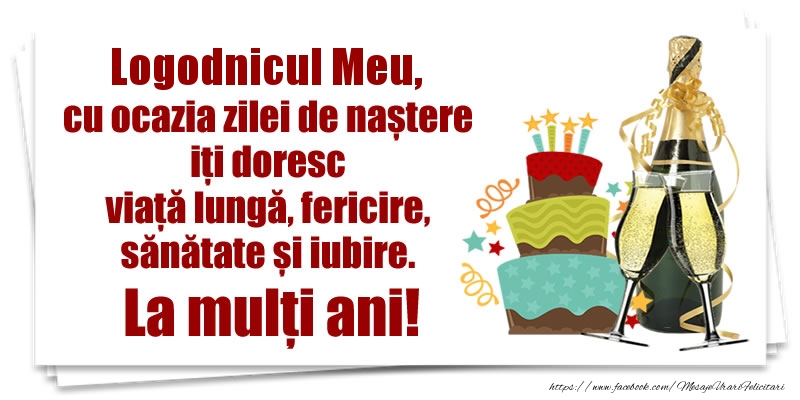 Felicitari de zi de nastere pentru Logodnic - Logodnicul meu, cu ocazia zilei de naștere iți doresc viață lungă, fericire, sănătate si iubire. La mulți ani!