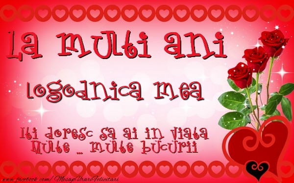 Felicitari de zi de nastere pentru Logodnica - La multi ani logodnica mea