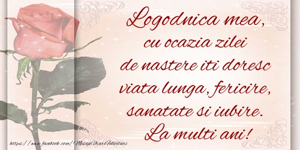 Felicitari de zi de nastere pentru Logodnica - Logodnica mea cu ocazia zilei de nastere iti doresc viata lunga, fericire, sanatate si iubire. La multi ani!