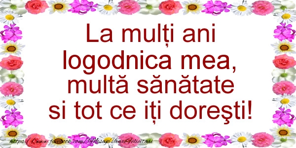 Felicitari de zi de nastere pentru Logodnica - La multi ani logodnica mea, multa sanatate si tot ce iti doresti!