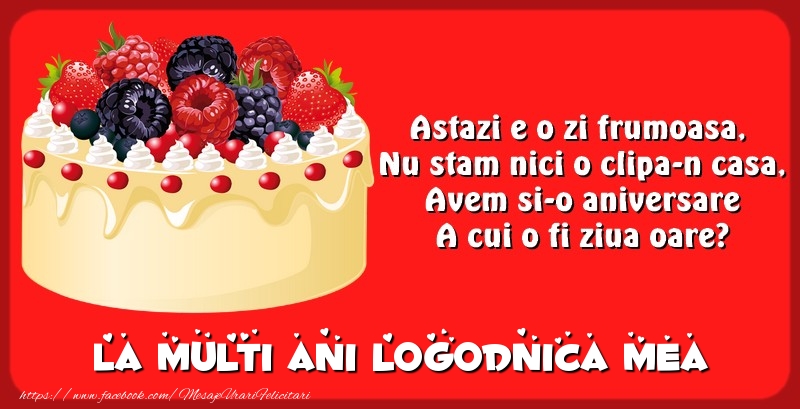 Felicitari de zi de nastere pentru Logodnica - La multi ani logodnica mea