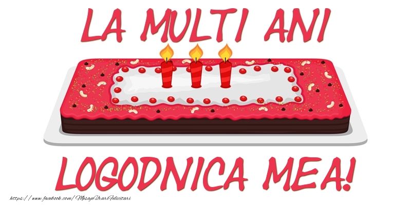 Felicitari de zi de nastere pentru Logodnica - Tort La multi ani logodnica mea!