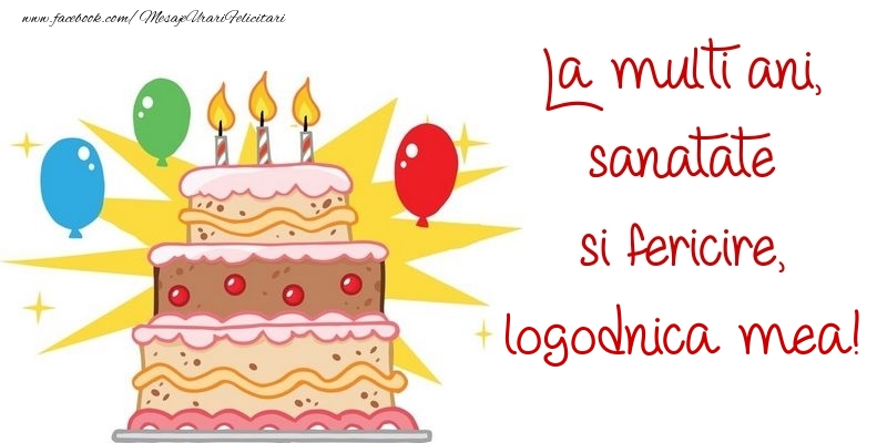 Felicitari de zi de nastere pentru Logodnica - La multi ani, sanatate si fericire, logodnica mea