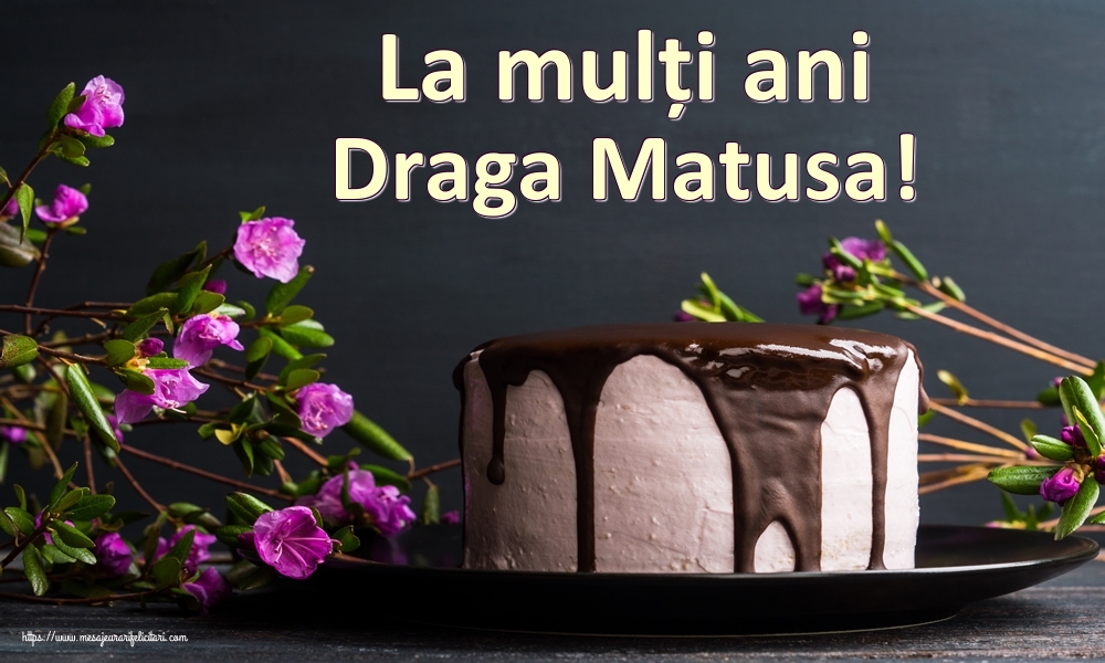 Felicitari de zi de nastere pentru Matusa - La mulți ani draga matusa!