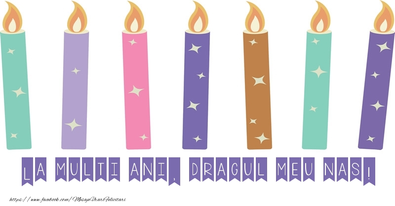 Felicitari de zi de nastere pentru Nas - La multi ani, dragul meu nas!