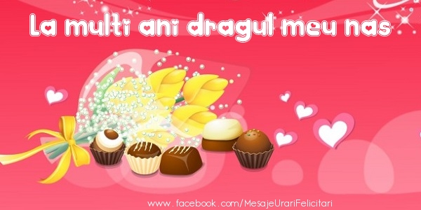 Felicitari de zi de nastere pentru Nas - La multi ani dragul meu nas