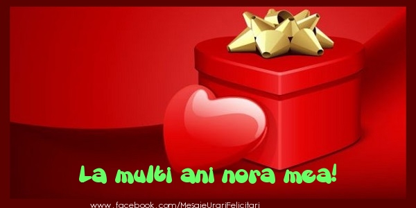 Felicitari de zi de nastere pentru Nora - La multi ani nora mea!