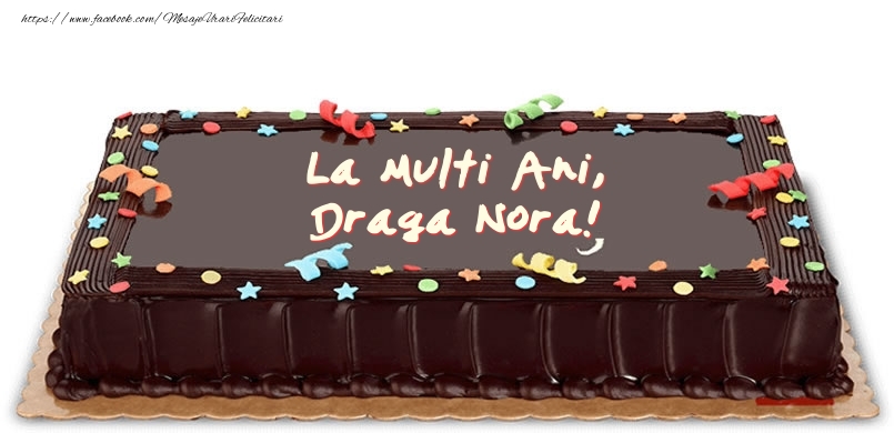Felicitari de zi de nastere pentru Nora - Tort de zi de nastere pentru draga nora!
