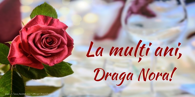 Felicitari de zi de nastere pentru Nora - La mulți ani, draga nora!