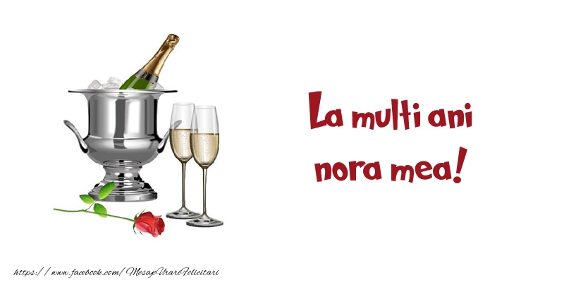 Felicitari de zi de nastere pentru Nora - La multi ani nora mea!