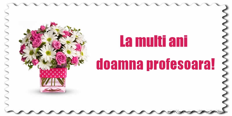 Felicitari de zi de nastere pentru Profesoara - La multi ani doamna profesoara!