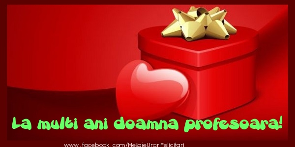 Felicitari de zi de nastere pentru Profesoara - La multi ani doamna profesoara!