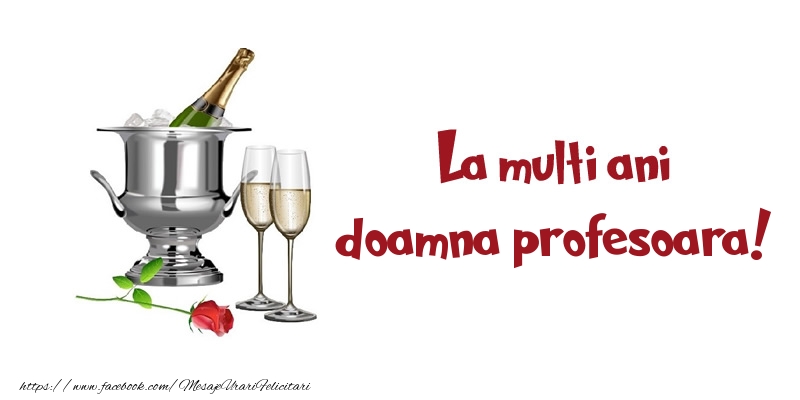 Felicitari de zi de nastere pentru Profesoara - La multi ani doamna profesoara!