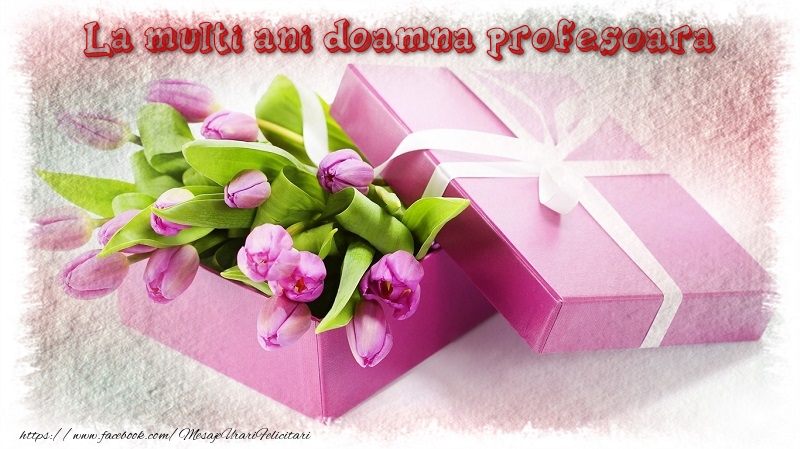 Felicitari de zi de nastere pentru Profesoara - La multi ani doamna profesoara