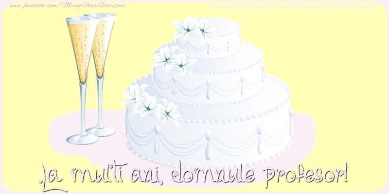 Felicitari de zi de nastere pentru Profesor - La multi ani, domnule profesor!