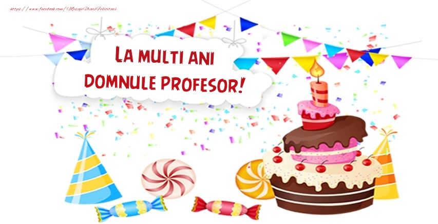 Felicitari de zi de nastere pentru Profesor - La multi ani domnule profesor!