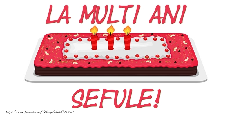 Felicitari de zi de nastere pentru Sef - Tort La multi ani sefule!