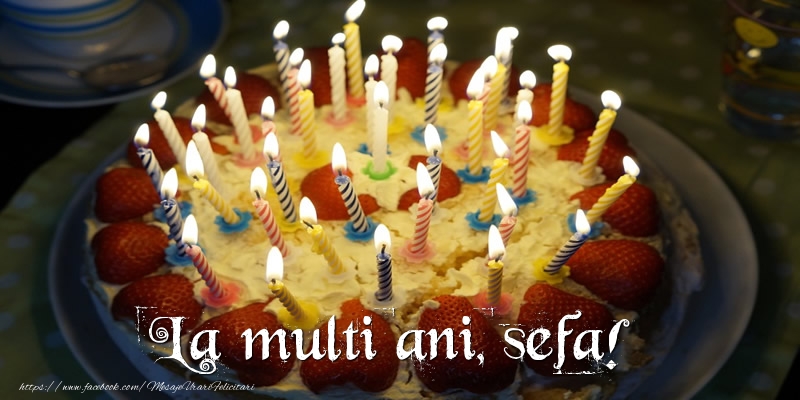 Felicitari de zi de nastere pentru Sefa - La multi ani, sefa!