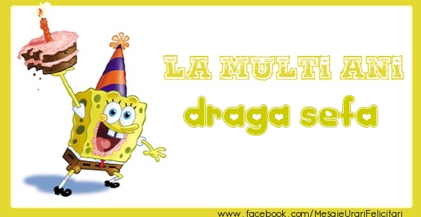 Felicitari de zi de nastere pentru Sefa - La multi ani draga sefa