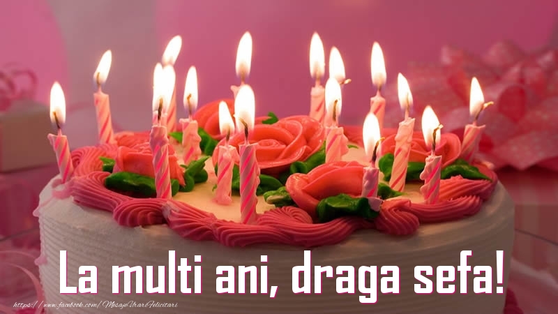 Felicitari de zi de nastere pentru Sefa - La multi ani, draga sefa!