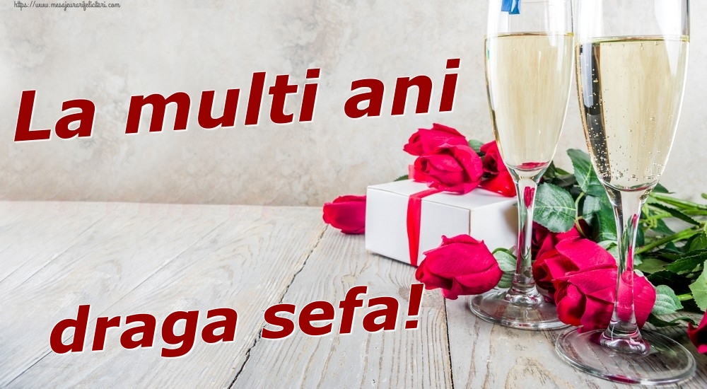 Felicitari de zi de nastere pentru Sefa - La multi ani draga sefa!
