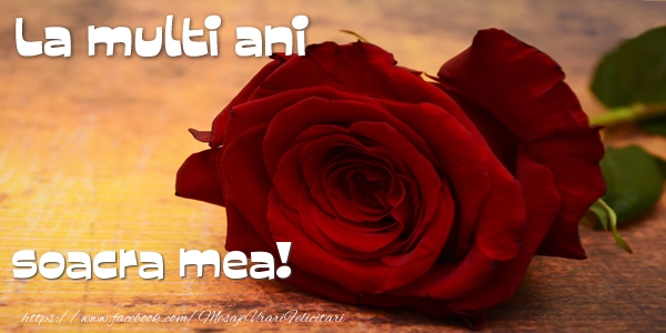 Felicitari de zi de nastere pentru Soacra - La multi ani soacra mea!