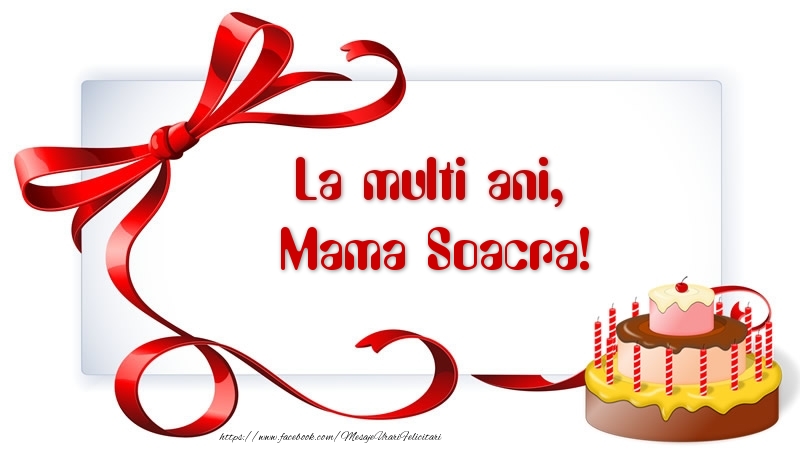 Zi de nastere La multi ani, mama soacra!