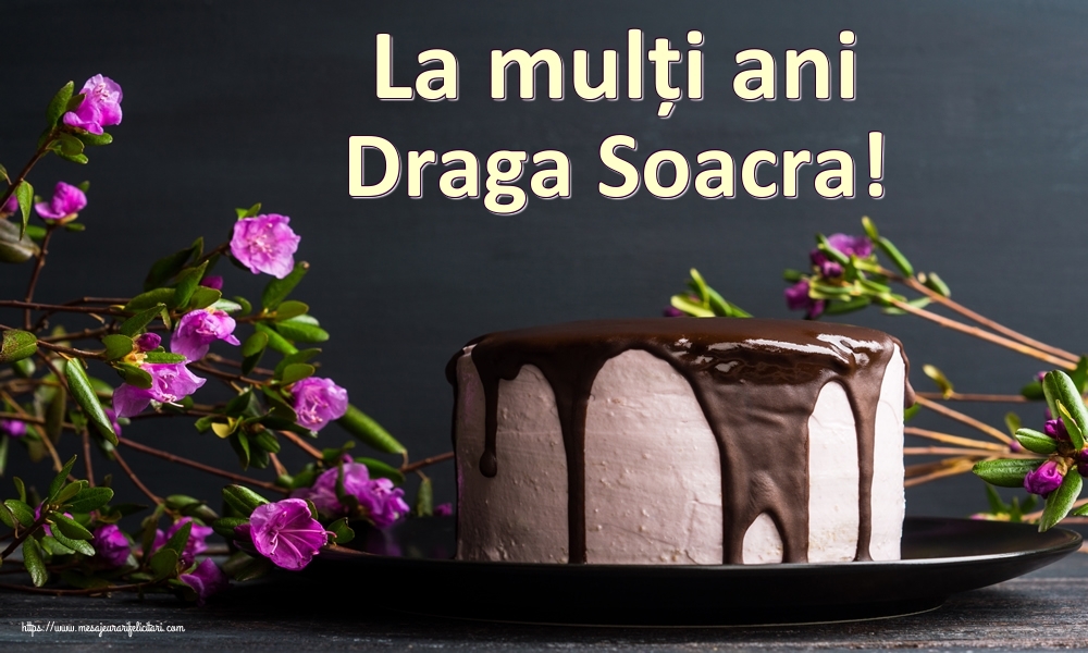 Felicitari de zi de nastere pentru Soacra - La mulți ani draga soacra!