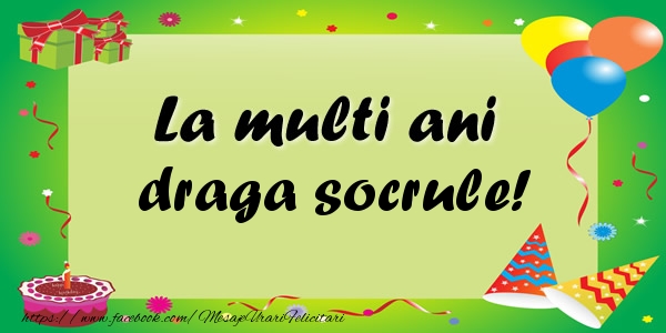 Felicitari de zi de nastere pentru Socru - La multi ani draga socrule!