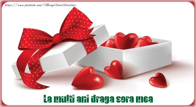 Felicitari de zi de nastere pentru Sora - La multi ani draga sora mea