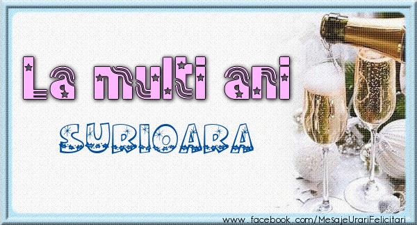 Felicitari de zi de nastere pentru Sora - La multi ani surioara