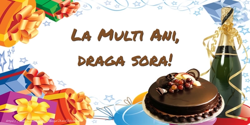 Felicitari de zi de nastere pentru Sora - La multi ani, draga sora!