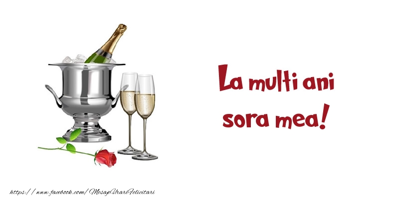 Felicitari de zi de nastere pentru Sora - La multi ani sora mea!